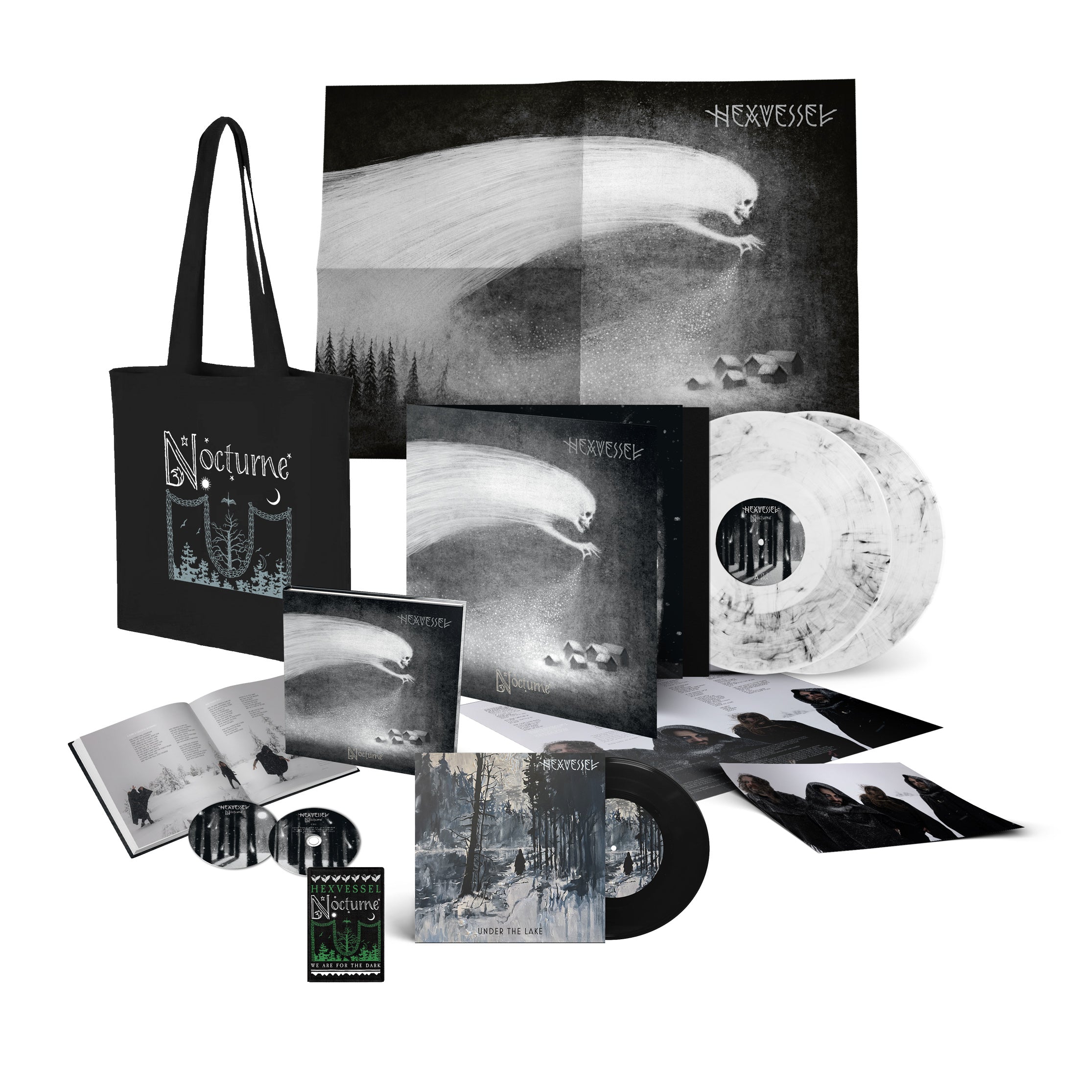 Hexvessel - Nocturne (Bundle - White/Black Marble)