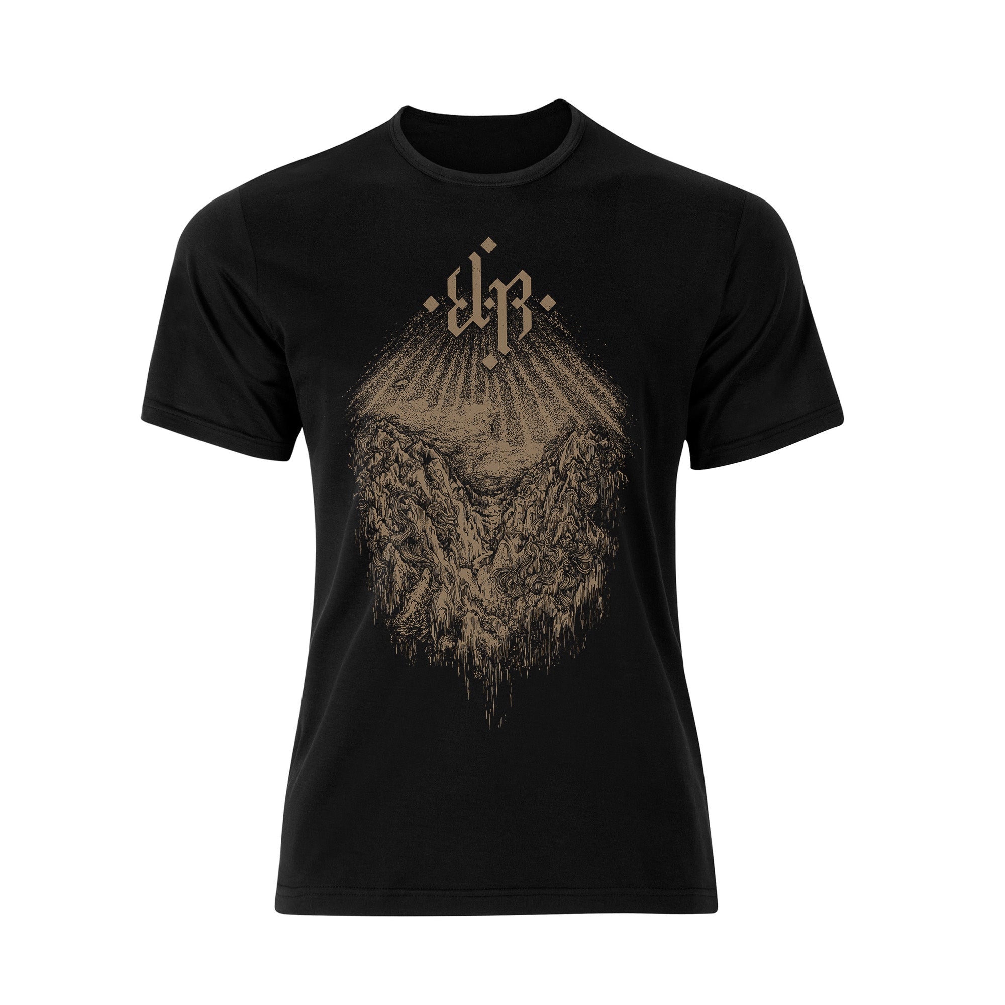 E-L-R - Above The Mountains There Is Light (Women’s Shirt - Black)