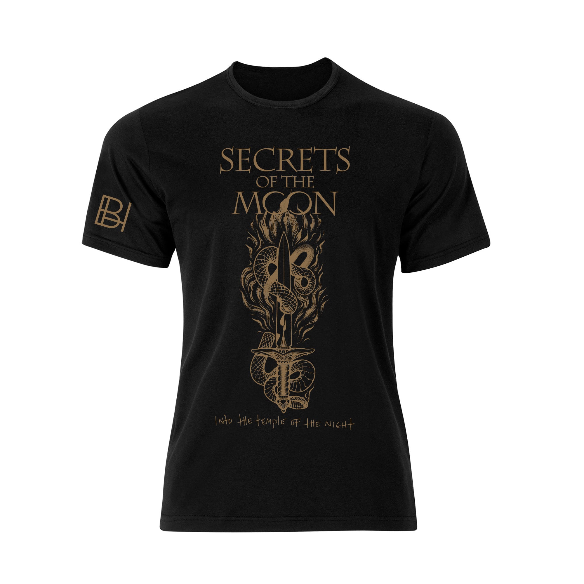 Secrets Of The Moon - Into The Temple Of The Night (Women’s Shirt - Black)