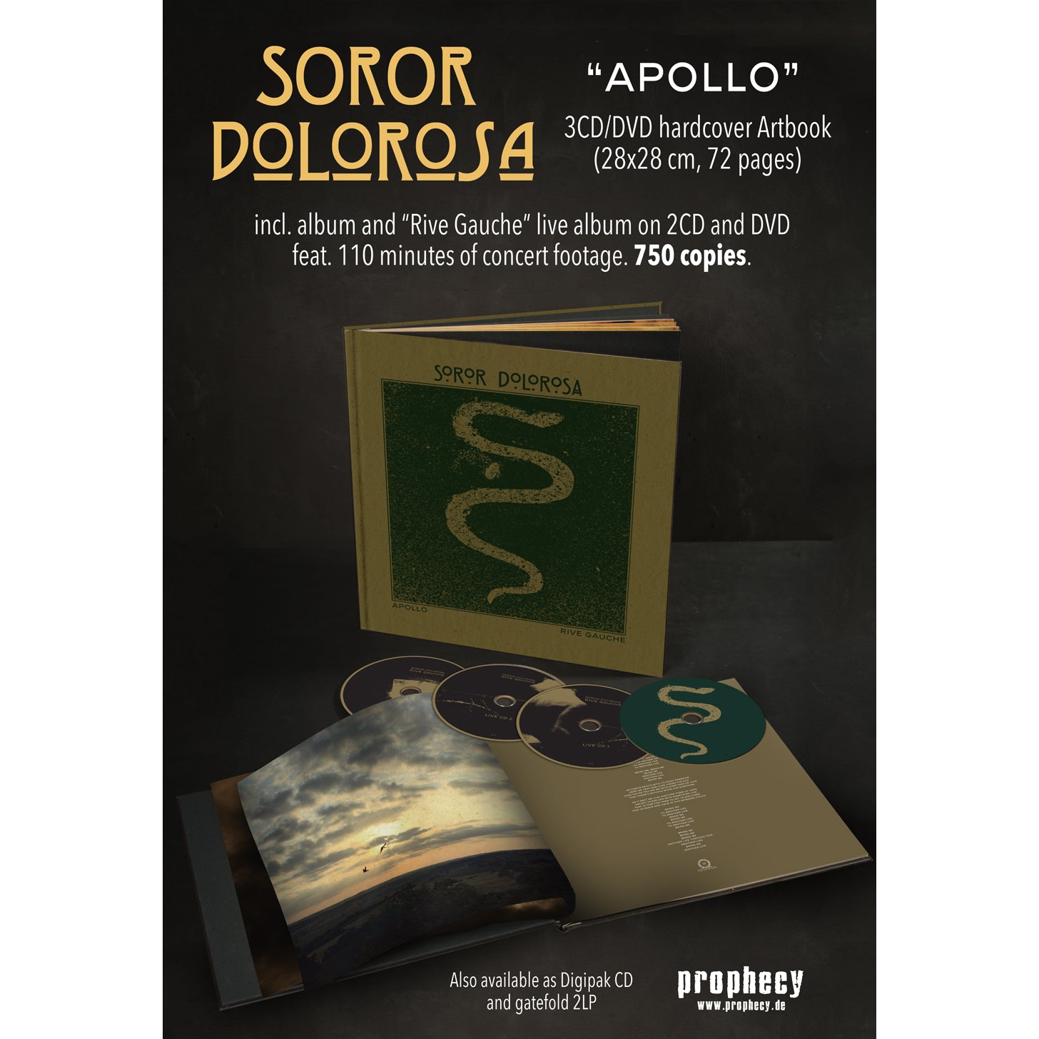 Soror Dolorosa - Apollo (Artbook 3CD+DVD)