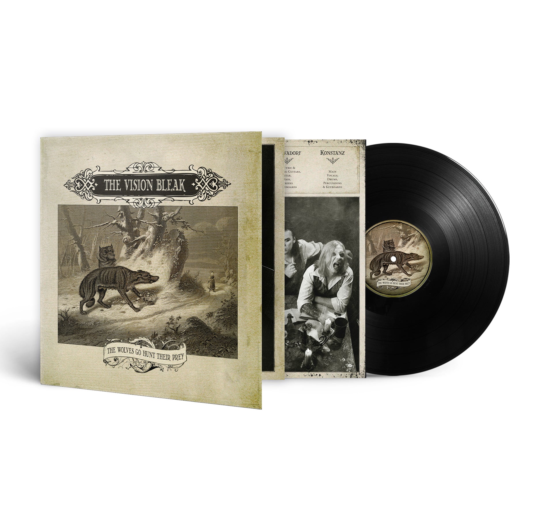 The Vision Bleak - The Wolves Go Hunt Their Prey (Vinyl Gatefold LP)