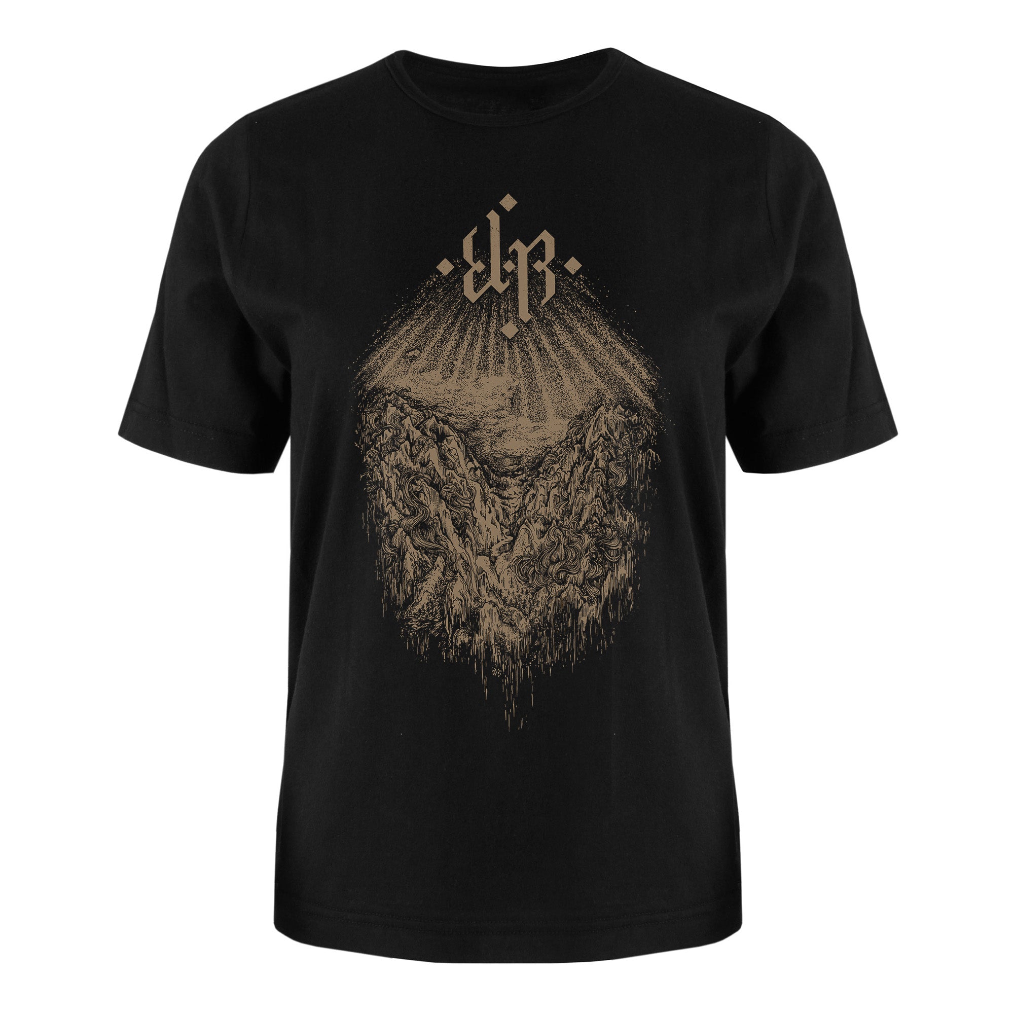 E-L-R - Above The Mountains There Is Light (T-Shirt - Black)