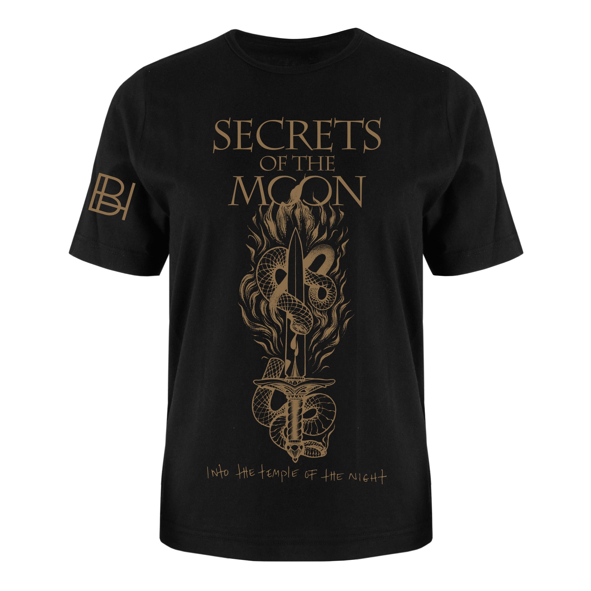 Secrets Of The Moon - Into The Temple Of The Night (T-Shirt - Black)