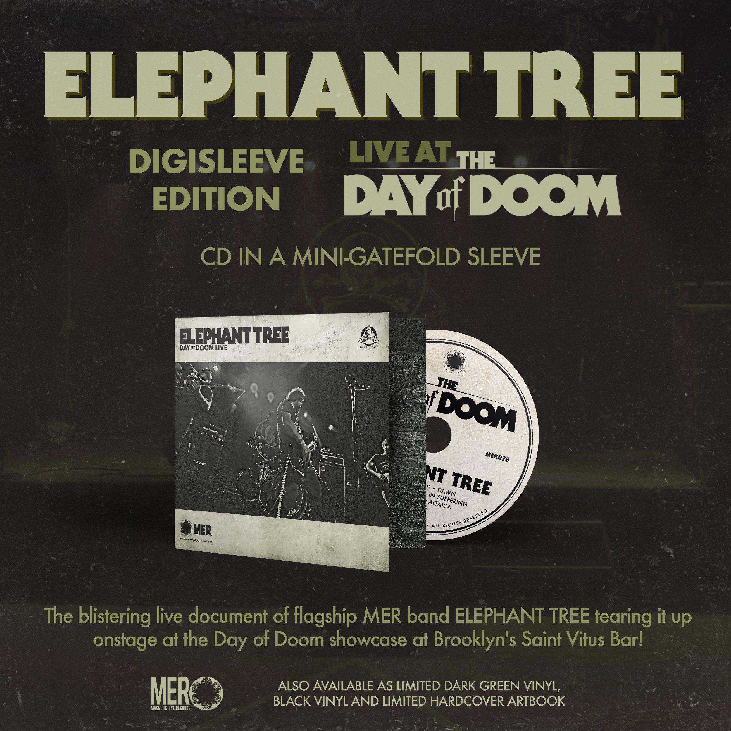 Elephant Tree - Day Of Doom Live (CD Digisleeve)
