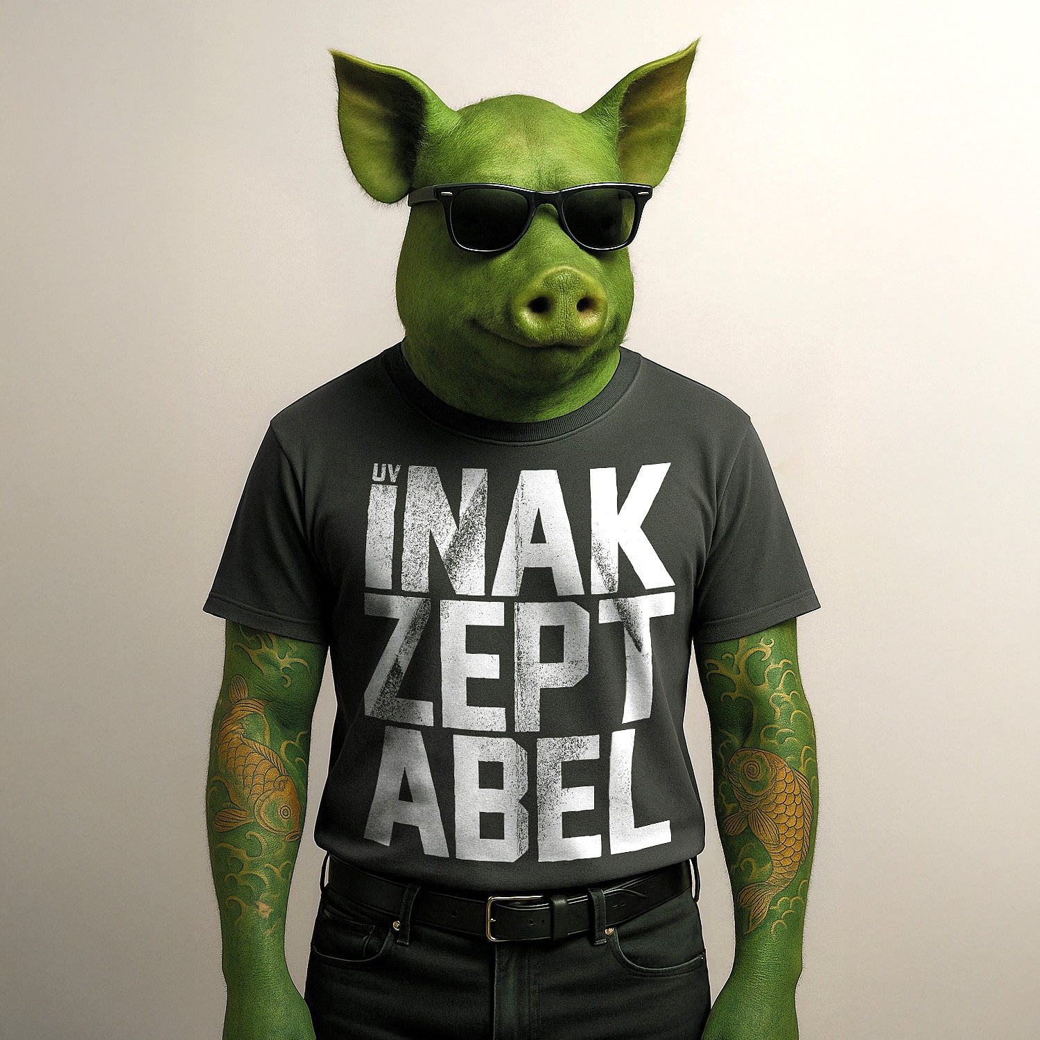 INAKZEPTABEL Shirt Grau